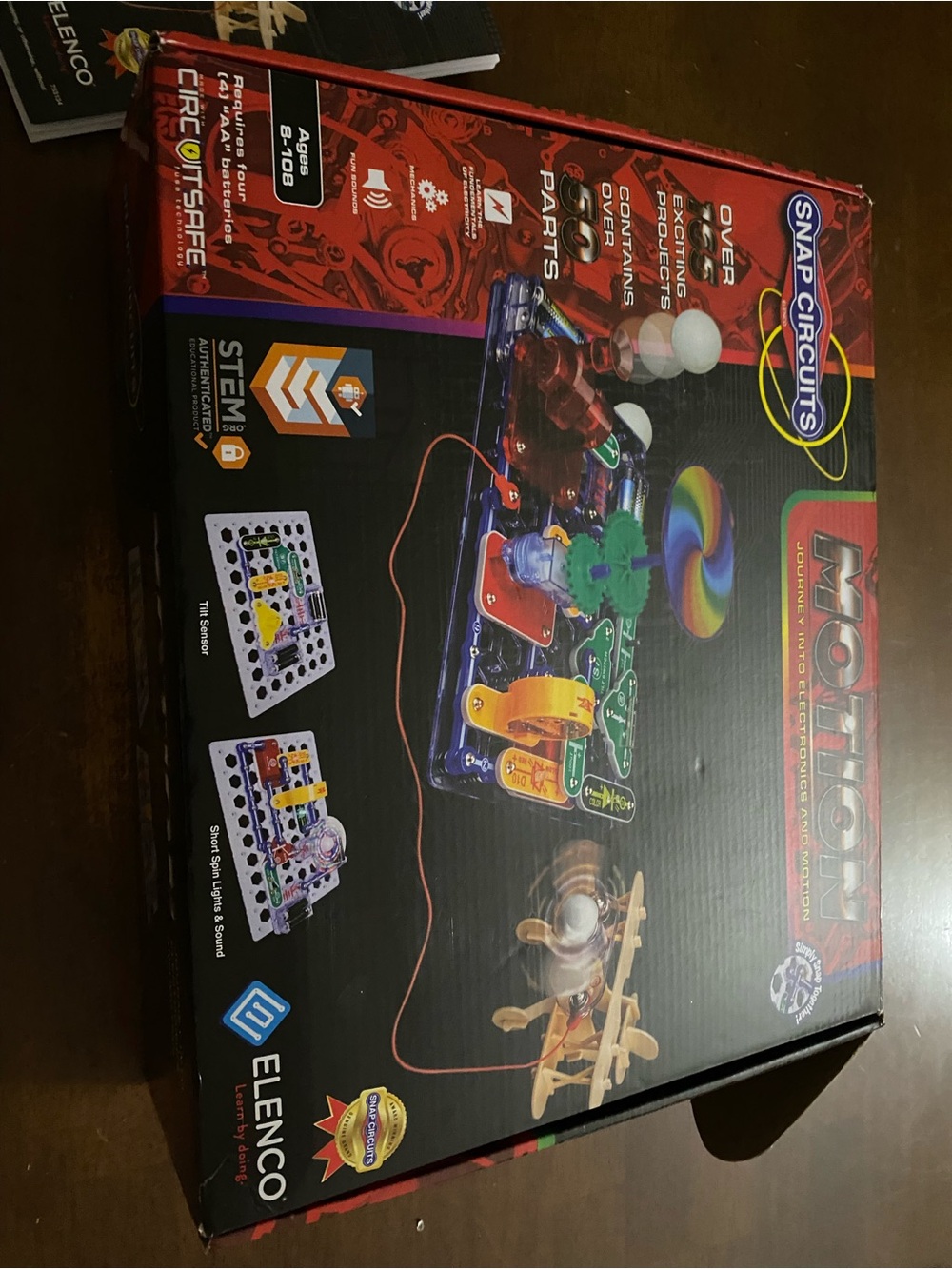 Snap Circuits Motion Electronic STEM Kit - Red/Multicolor